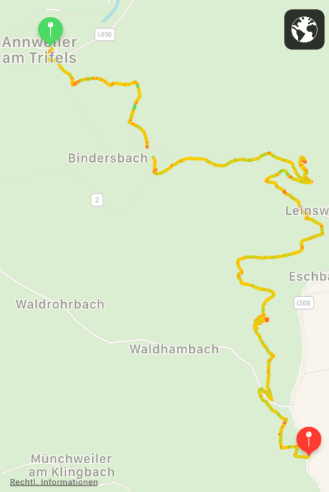Etappe neun auf dem Pfälzer Weinsteig