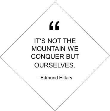 its not the mountain